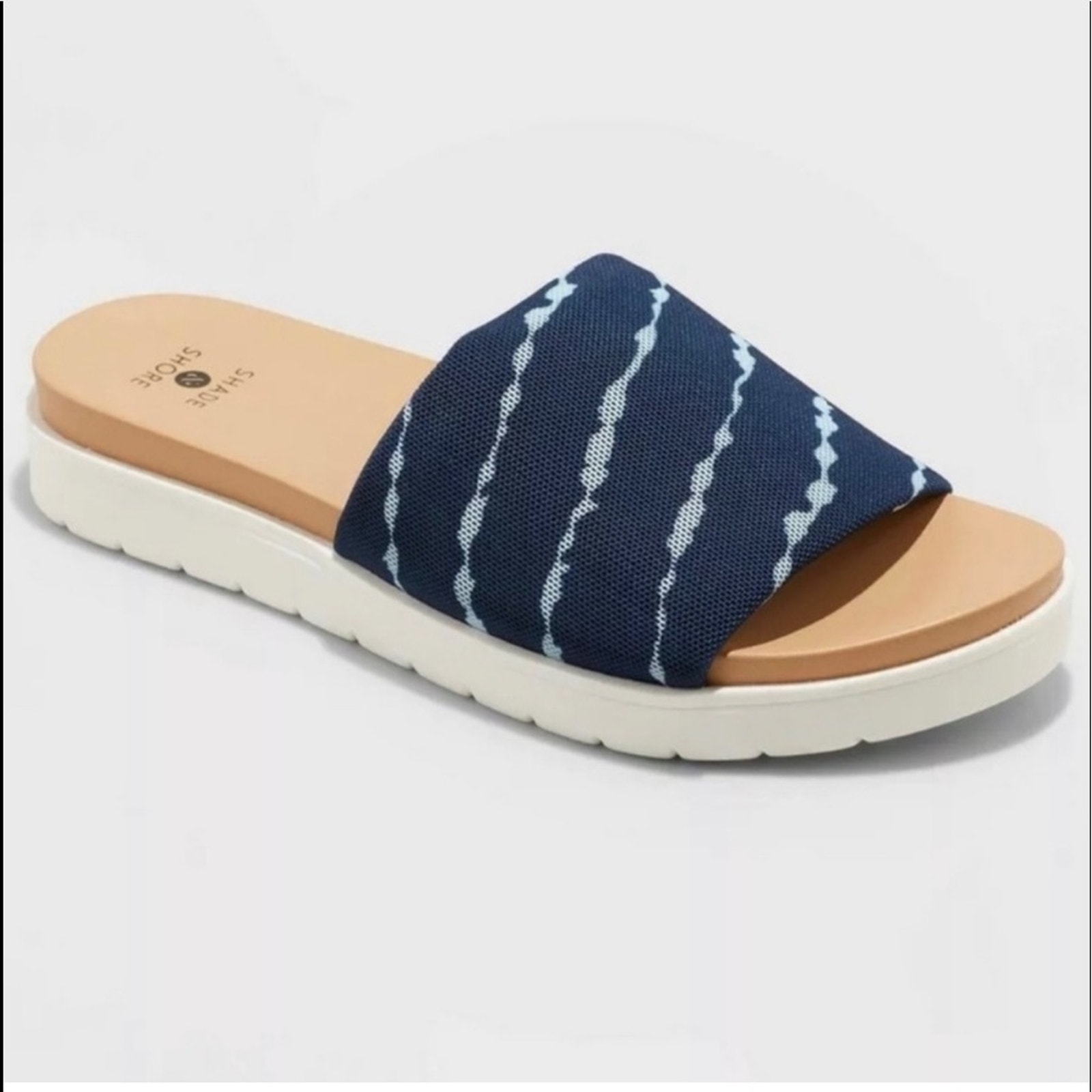 Shade & Shore Sandals Pool Slides Kassidy Platform Nwt Sz 10 Tie Dye — image 3 of 8